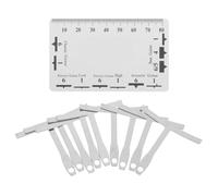 VOSAREA Guitar Accessories Kit Stainless Steel Measuring Tool for Guitar and Stringed Instruments Anti-rust Feature for Precise Action Height Adjustment