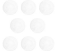 VOSAREA Guitar Effect Pedal Foot Nail Caps with Easy to Fix and Replace Design 8pcs Abs Pedal Caps Simple and Elegant Appearance Suitable for Electric Guitar Use