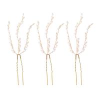 VOSAREA Hair Pins Eye-catching Visual Effect Alloy and Material 3pcs Bride Hair Accessories for Wedding Suitable for Wedding and Party