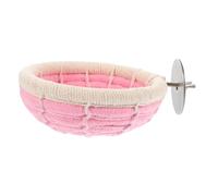 VOSAREA Hand-made Woven Bird Nest for Parrots and Birds Cotton Material with Resistant to Deform Feature Easy Installation Indoor Sleeping Nest for Gardening and Cage Use