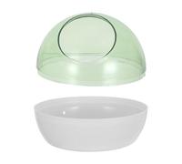 VOSAREA Hanging Plastic Bird Nest for Cage around Visibility and Easy Cleaning, Suitable for Lovebirds and Finches in Indoor Bird Breeding, Light Green Abs Material