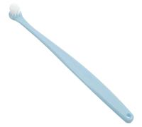 VOSAREA Head Pet Toothbrush for Small Pets and Cats with Ergonomic Handle and Soft Bristles Gentle on Teeth for Deep Clean Made of Sturdy Pp and TPR Materials