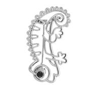 VOSAREA Hollow Vintage Chameleon Brooch Lapel Pin for Men and Women Artistic Animal Coat Pin Accessory Unique Suit Shirt Decoration for Sweaters Cloaks Parties and Gatherings