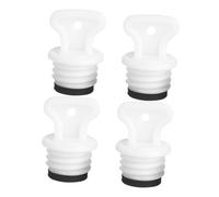 VOSAREA Hot Water Bottle 21mm Inner Diameter Screw Plug Replacement Parts 4pcs Leakproof Rubber Sealing Cap Safety Stopper Compatible with Warm Water Bag for Home and Office Use