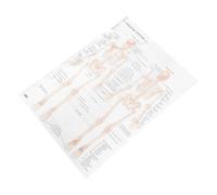 VOSAREA Human Anatomy Poster on Kraft Paper Featuring Skeletal Structure and Muscles, 50x70cm Cloth Material Decorative Poster for Birthday Or Theme Party