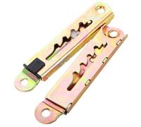 VOSAREA Iron Height Adjuster with Hinge Support 2pcs Straight Rod Design Stable and Reliable Support for Massage Bed and Couch Bed for Beauty Industry and Settings
