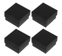 VOSAREA Jewelry Boxes Jewellery Storage Black Small 24pcs Kraft Paper Packaging Boxes Sturdy and Practical and with Retro Appearance for Wrapping