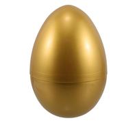 VOSAREA Jumbo Fillable Easter Eggs - 10. 22x7. 07" Large Plastic Openable Egg Candy Container For Party Raffle And Decorations Golden