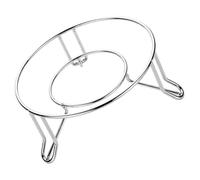 VOSAREA Kitchen Trivet Rack Steamer Rack Stainless Steel Heat-proof with Three-legged Hollow Design for Soup Pot Stand and Dining Table