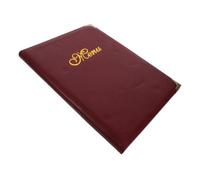 VOSAREA Leather Menu Covers A4 Size with Easy to Replace Content and Convenient Use, Creative and Delicate Restaurant Bar Menu Book for Hotel and Restaurant Use