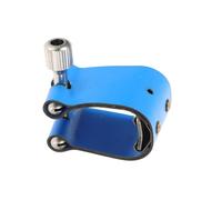 VOSAREA Leather Sax Clip Saxophone Fastener Wind Instrument Accessory with Craftsmanship Nickel Plated Brass Smooth Surface Replacement Accessory for Saxophonists, Easy to Carry, Great