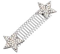 VOSAREA Lightweight White Hair Clip Comb for Women and Plastic and Resin Hair Accessory Designed to Hold Hairstyles Securely for Updo Styling and Finishing