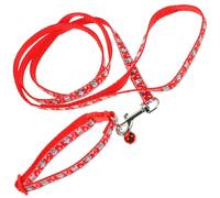 VOSAREA Long Easy Reducing Friction Wear Snap and Bolt Red to Polyester Training Lead with Swivel-style Teaching Sturdy Leash for Dog Running Medium to Large Dogs