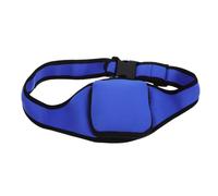 VOSAREA Mic Belt Strap for Fitness Instructors Zippered Neoprene Microphone Waist Bag Adjustable Running Belt for Gym Public Speaking and Theatre