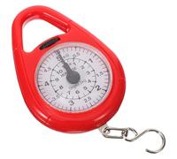 VOSAREA Mini Portable Luggage Scale with Practical Hook for Accurate and Reliable Weighing, Lightweight Steel and Abs Plastic Design, Suitable for Travel and Fishing, 5kg Capacity Handheld
