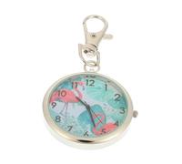 VOSAREA Modern Alloy Key Ring Watch with Numbers for Nurses Portable Exam Timekeeper Practical Fob Watch Suitable for Elderly Simple Operation and Design