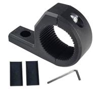 VOSAREA Motorcycle LED Light Mounting Bracket with Secure Clamp Design, Abs Material, Easy Installation for Motorcycles and Tubes, Black Auxiliary Driving Lights Holder