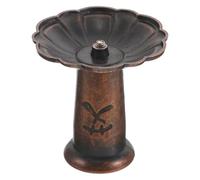 VOSAREA Moxibustion Stick Extinguisher Lotus Tray Versatile Moxa Stick Storage Metal Material Elegant Lotus Design Clinic Travel Wellness Ritual for Beginners and Experienced Users