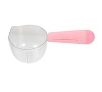 VOSAREA Multi-functional Pet Food Feeding Scoop for Dogs and Cats with 250ml Capacity Nonslip Plastic Material and Integrated Food Sealing Clip for Convenient