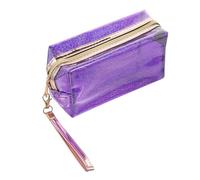 VOSAREA Multi-Purpose PVC Toiletry Bag for Outdoor Travel, Lightweight Waterproof Cosmetic Bag with Wet and Dry Separation, Practical Portable Makeup Storage Pouch for Women