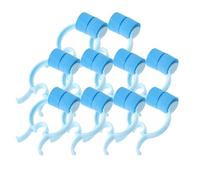 VOSAREA Nose Nasal Stopper Clips Breath Accessories 16pcs for Lung Breathing Training Compact and Portable Suitable for Travel and Outdoor Use