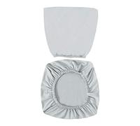 VOSAREA Office Chair Covers Stretch Computer Desk Chair Slipcovers Protector Removable Washable Chair Seat Cushion Protectors (Light Grey)