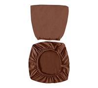 VOSAREA Office Chair Covers Stretch Computer Desk Chair Slipcovers Protector Removable Washable Chair Seat Cushion Protectors (Coffee)