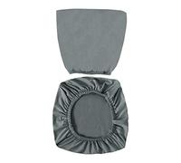 VOSAREA Office Chair Covers Stretch Computer Desk Chair Slipcovers Protector Removable Washable Chair Seat Cushion Protectors (Deep Grey)