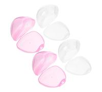 VOSAREA Pacifier Holder Case for Travel 4pcs Baby Pacifier Box Storage Container Made of Pp Portable Suitable for Small Items Parents and Babies at Home and Outdoors