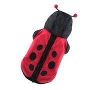 VOSAREA Pet Ladybird Costume Dog Coat Xl Halloween Pet Outfit Funny Cotton Padded Jacket for Small Dogs for Costume Party