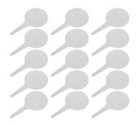 VOSAREA Plant Labels Practical Plant Marking Stainless Steel Round 50pcs Metal Garden Tags Easy to Operate for and Garden Identification Flower Pots