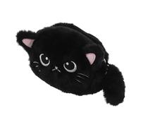 VOSAREA Plush Cat Coin Purse Soft Cartoon Wallet with Large Capacity for Keys Lipstick Stationery Storage Bag Cute Card Holder Organizer for Women