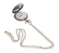 VOSAREA Pocket Watch Quartz Movement Vintage Rose Pattern Unisex Hanging Necklace Pocket Watch for Clothing Accessories Everyday Wear