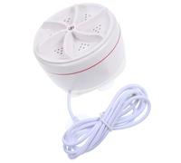 VOSAREA Portable Color Mini Ultrasonic Folding Machine Washing Light Turbine Washer for Underwear and Shirts for Travel and Business Trips