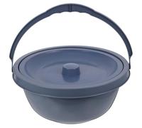 VOSAREA Portable Night Urinal Bucket with Lid and Handle, Sturdy Pp Material Chamber Pot for Adults and Kids, Resistant to Damage, for Emergency and Nighttime Use