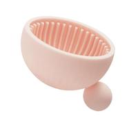 VOSAREA Portable Silicone Makeup Brush Cleaning Bowl for Beauty Tool Cleaning, Easy-to-use Brush Washing Pad Suitable for Home and Beauty Salon Use, Sturdy and Lightweight