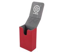 VOSAREA Portable Tarot Card Box with Pu Leather and Lint Interior, Easy to Open and Close Storage Canister for Tarot Cards and Small Items, Delicate Design for Travel and Home Use