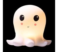 VOSAREA Portable USB Night Lamp Octopus Shaped Soft Silicone Light with 1200mah Battery for Indoor Room Decoration, Unique Cute Design for Bedroom and Nursery Use
