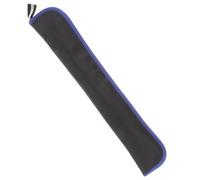 VOSAREA Portable Waterproof Oxford Fabric Recorder Case Bag for Mini Saxophone and Flute Handle, Black Blue Trim, Lightweight Wind Instrument Carrying Pouch for Musician Storage
