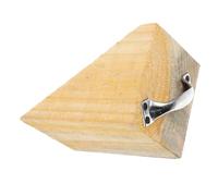 VOSAREA Portable Wooden Wheel Chock Rv Tire Stabilizer Travel Trailer Accessory for Pickup Trucks Campervan Camper Vehicle Parking Slopes with Ergonomic Design