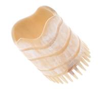 VOSAREA Portable Yak Horn Scalp Massage Comb with Fine Workmanship and Mellow Handle, Round Shape Hair Brush to Promote and Dandruff Removal for Relaxing Scalp Care Assorted Style
