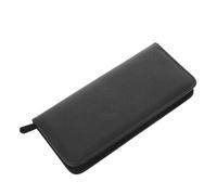 VOSAREA Professional Hairdresser Scissor Bag Big Capacity with Pu Material Lightweight and Easy to Carry to Hold Two Scissors Suitable for Salon and Business Trip Use