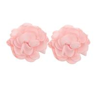 VOSAREA Removable Flower Shoe Clips in Elegant Snowbud Colour 2pcs of Shoe Charms Lightweight and Easy to Attach for Wedding and Party Decoration