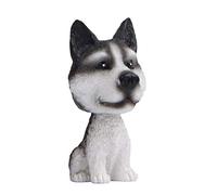 VOSAREA Resin Car Ornaments Interior Accessories Dog Car Accessories Puppy Accessories for Small Dogs Shaking Head Dog Figure Christmas Decorations Small Head Car Pendulum Miniature Dog