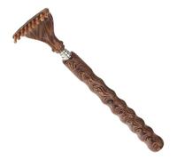 VOSAREA Retractable Back Scratcher Wooden and Metal Body Scratcher with Comfortable Grip Stylish Appearance Portable Design for Relaxation and Itch Relief