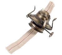 VOSAREA Retro Alloy Oil Lamp Burner Replacement Accessory with Wick Lightweight Long Serving Life Suitable for Kerosene Lamps