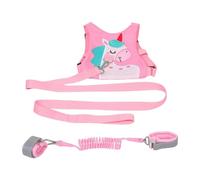 VOSAREA Safety Harness Backpack with Leash and Wristband Combo Lightweight Anti-Lost Walking Harness for Vibrant Horse Pattern Comfortable Fit for Outdoor Supervision and Travel