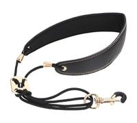 VOSAREA Saxophone Metal and Professional Suitable on e Players Beginners Strap Pu Widened with Black Design Material , Reduces Pressure for Neck Shoulders