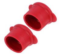 VOSAREA Silicone Bottle Easy to Clean 2pcs Small Silicone Plug with Bright-Colour Design for Red Wine Bottle and Soda Can for Special Events and The Beach