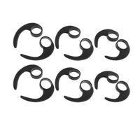 VOSAREA Silicone Ear Hook Earbud Tips Replacement Protective Earbud Cover for 12pcs and Sport Wing Design, Black Small Suitable Earphones Headphones for Physical Activities